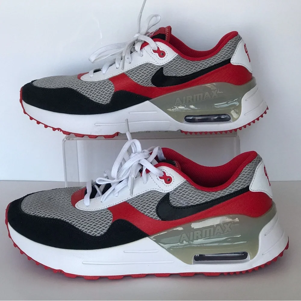 Nike Ohio State Buckeyes College Air Max SYSTM Men Shoe size 10 Mesh Sneaker